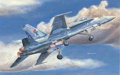 4064 Maquette Classique à Peindre et à Coller-F/A-18D Hornet Wild Weasel Revell 