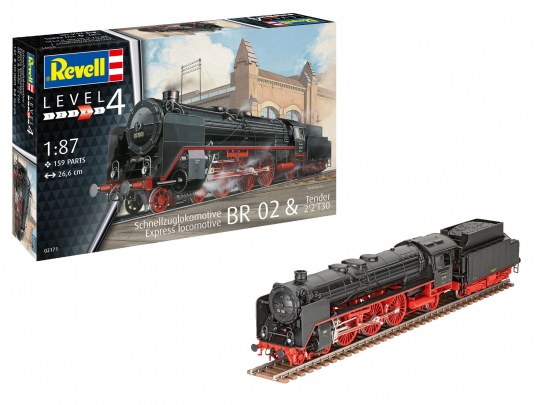 Schnellzuglokomotive BR 02 & Tender 2'2'T30 