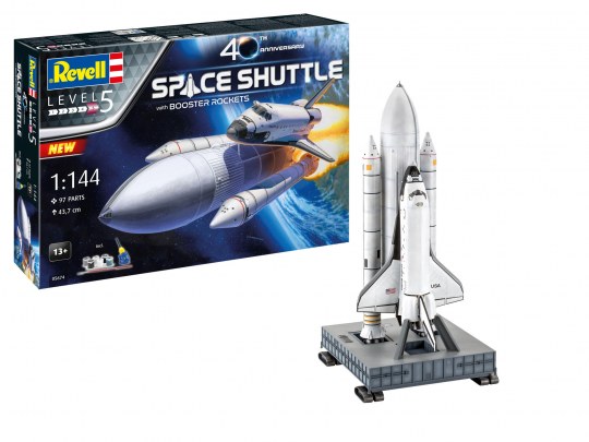 Geschenkset Space Shuttle& Booster Rockets, 40th. 