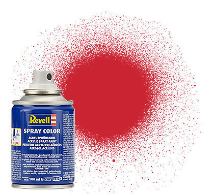 Spray Color Rouge Vif Satiné, Bombe, 100ml 