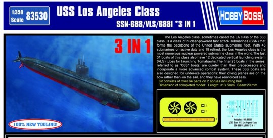 Hobby Boss - USS Los Angeles Class SSN-688/VLS/688I 