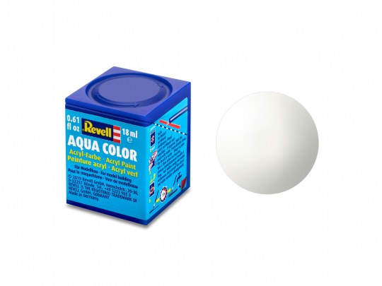 Aqua Color Blanc brillant, 18ml, RAL 9010 