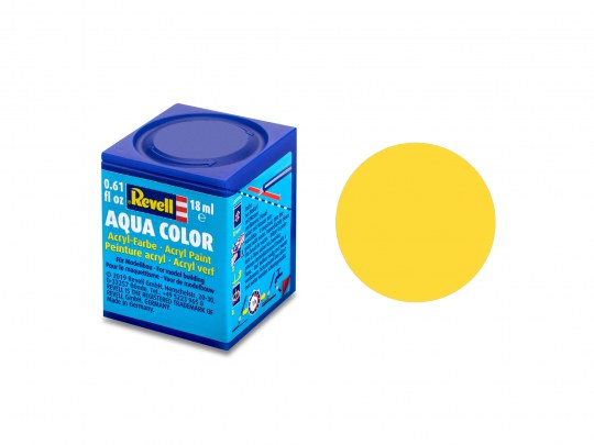 Aqua Color Jaune mat, 18ml, RAL 1017 
