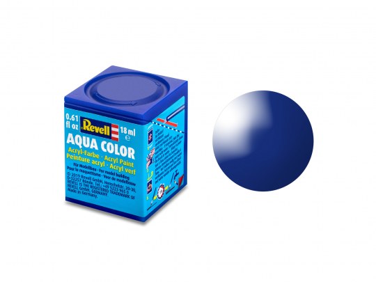 Aqua Color Ultramarinblau, glänzend, 18ml, RAL 5002 