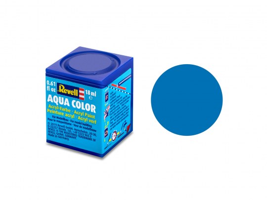 Aqua Color Bleu mat, 18ml, RAL 5000 