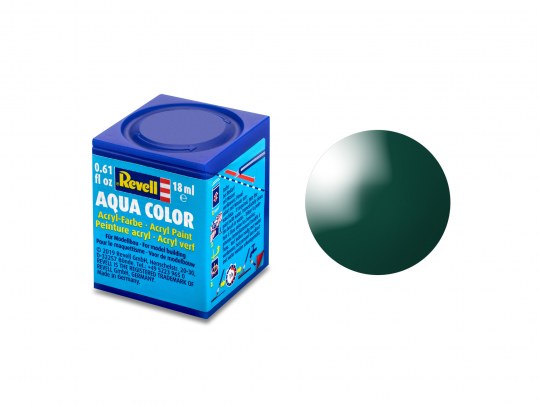 Aqua Color Vert foncé brillant, 18ml 