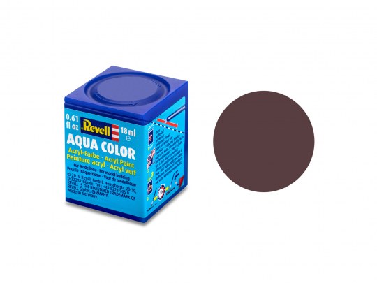 Aqua Color, Leather Brown, Matt, 18ml, RAL 8027 