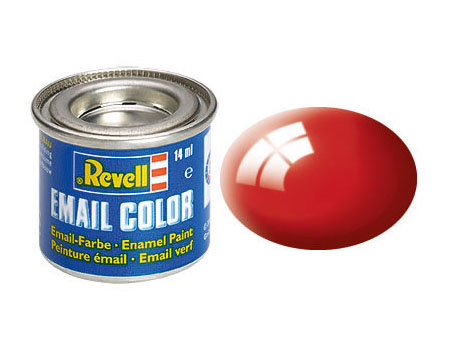 Email Color Feuerrot, glänzend, 14ml, RAL 3000