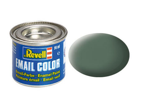 Email Color Grüngrau, matt, 14ml, RAL 7009