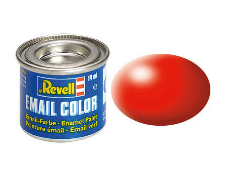 Email Color Leuchtrot, seidenmatt, 14ml, RAL 3024