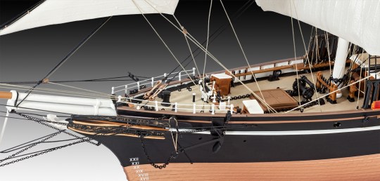 wood deck for modell Revell Cutty Sark 1:96 