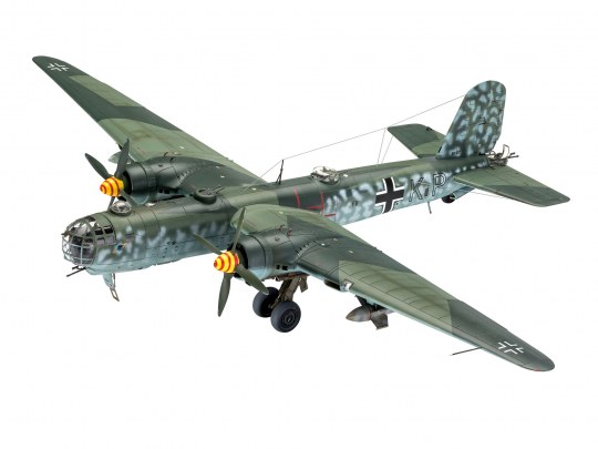New 1:144 WWII German Heinkel He 117 1942 Aircraft Static Display 3D Alloy Model 