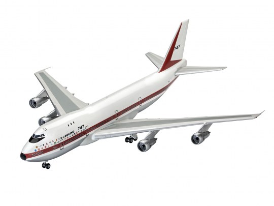 Boeing 747-100 50th Anniversary Gift Set 1:144 Plastic Model Kit 05686 REVELL 
