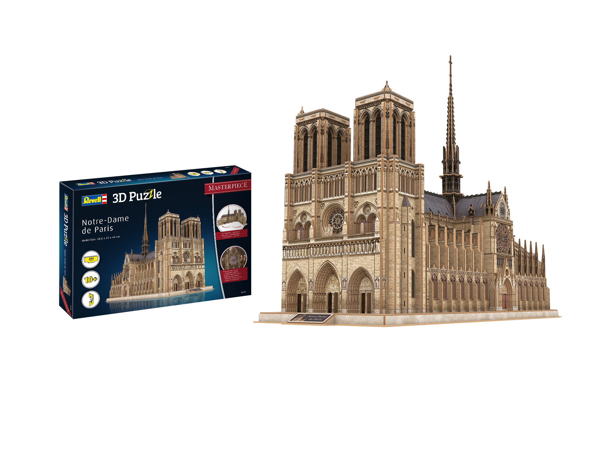 Revell 00190 Notre Dame De Paris 3d Puzzle for sale online 