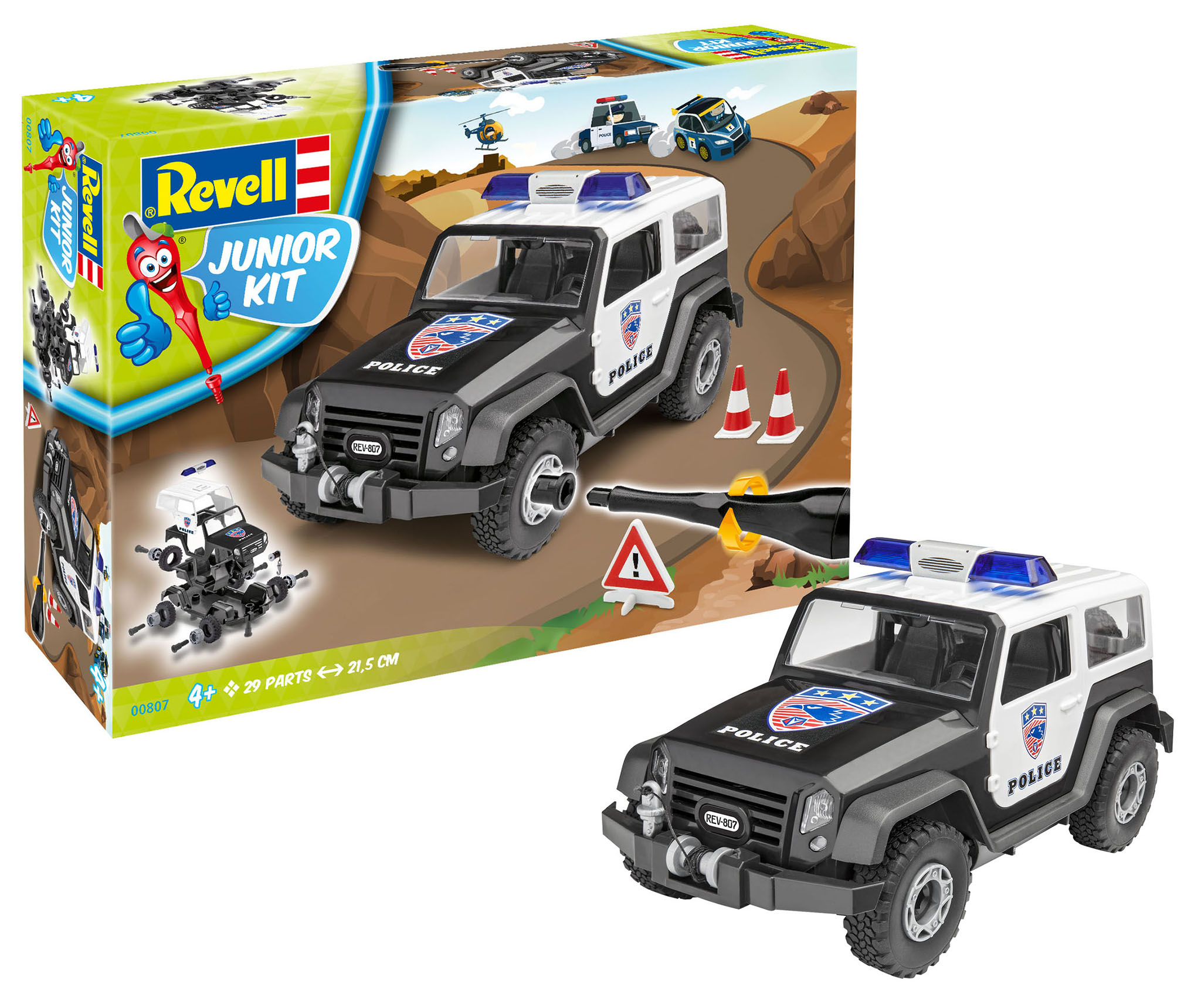 Revell Police off Road Vehicle Junior Model Kit Rmx451010 for sale online 