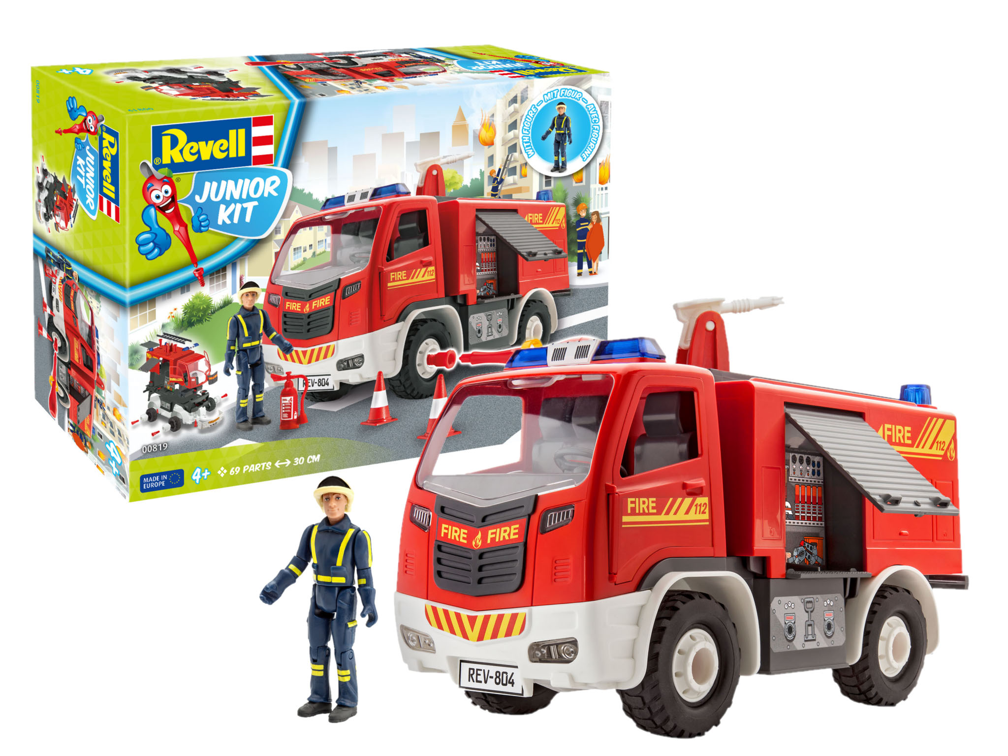Revell Rmx451004 Fire Truck Junior Kit for sale online 