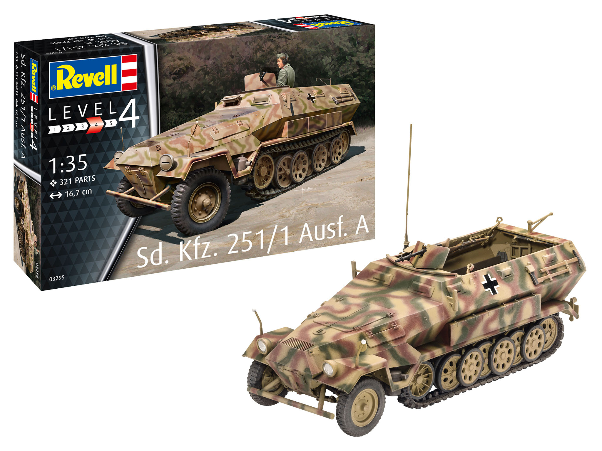 251/1 1:35 Diecast Rare Military Vehicle New in box Minichamps Sd Kfz 