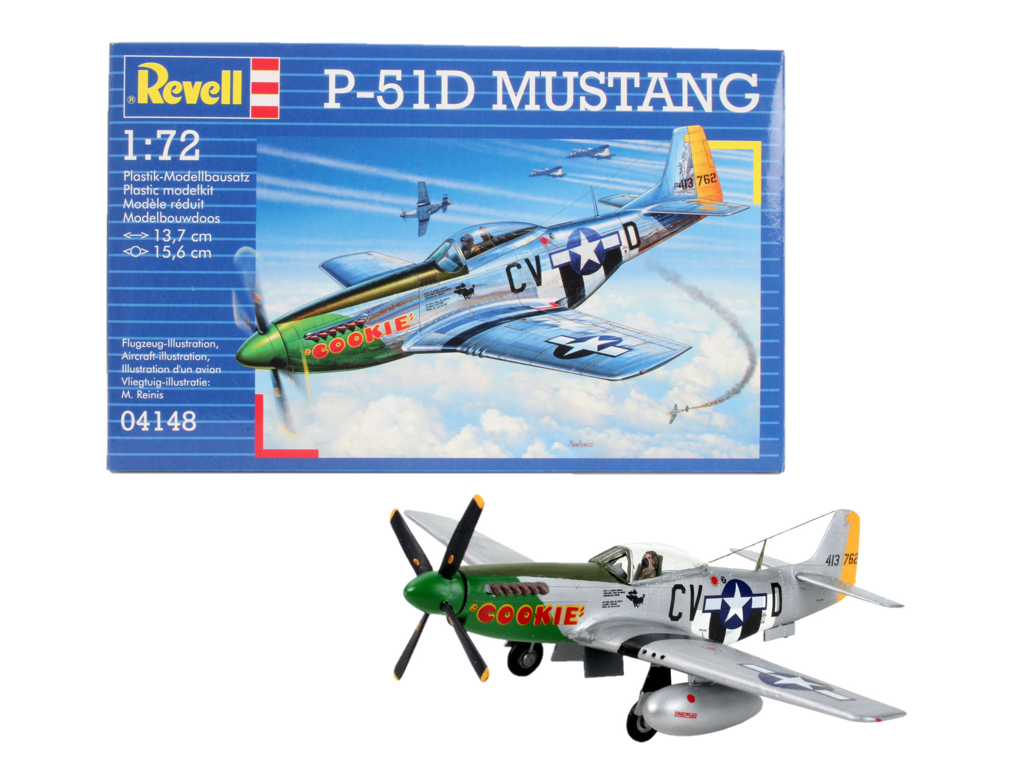 DeAgostini WW2 Aircraft Collection 1/72 Vol 62 North American P51-D Mustang F/S