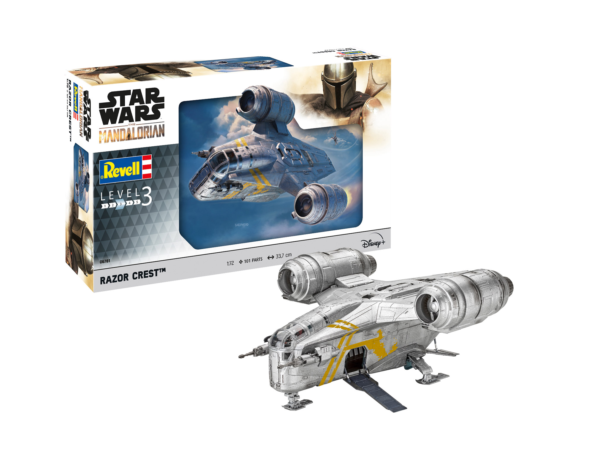 Revell Star Wars The Force Awakens New Plastic Model Kit Disney Level 3 10+ 