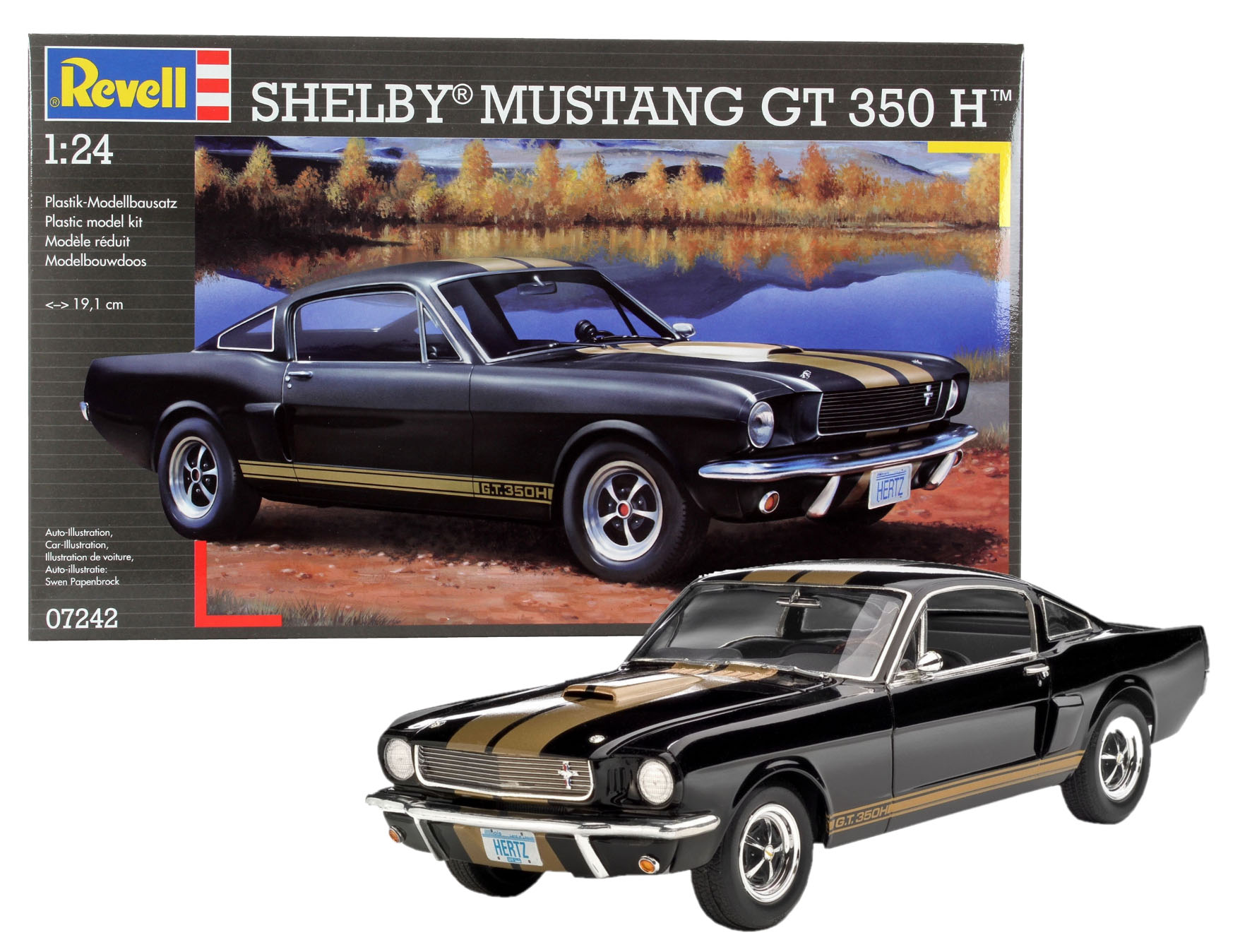 Revell Motor City Muscle Shelby Mustang GT 350h Model Car Kit Plastic 1 24 for sale online 