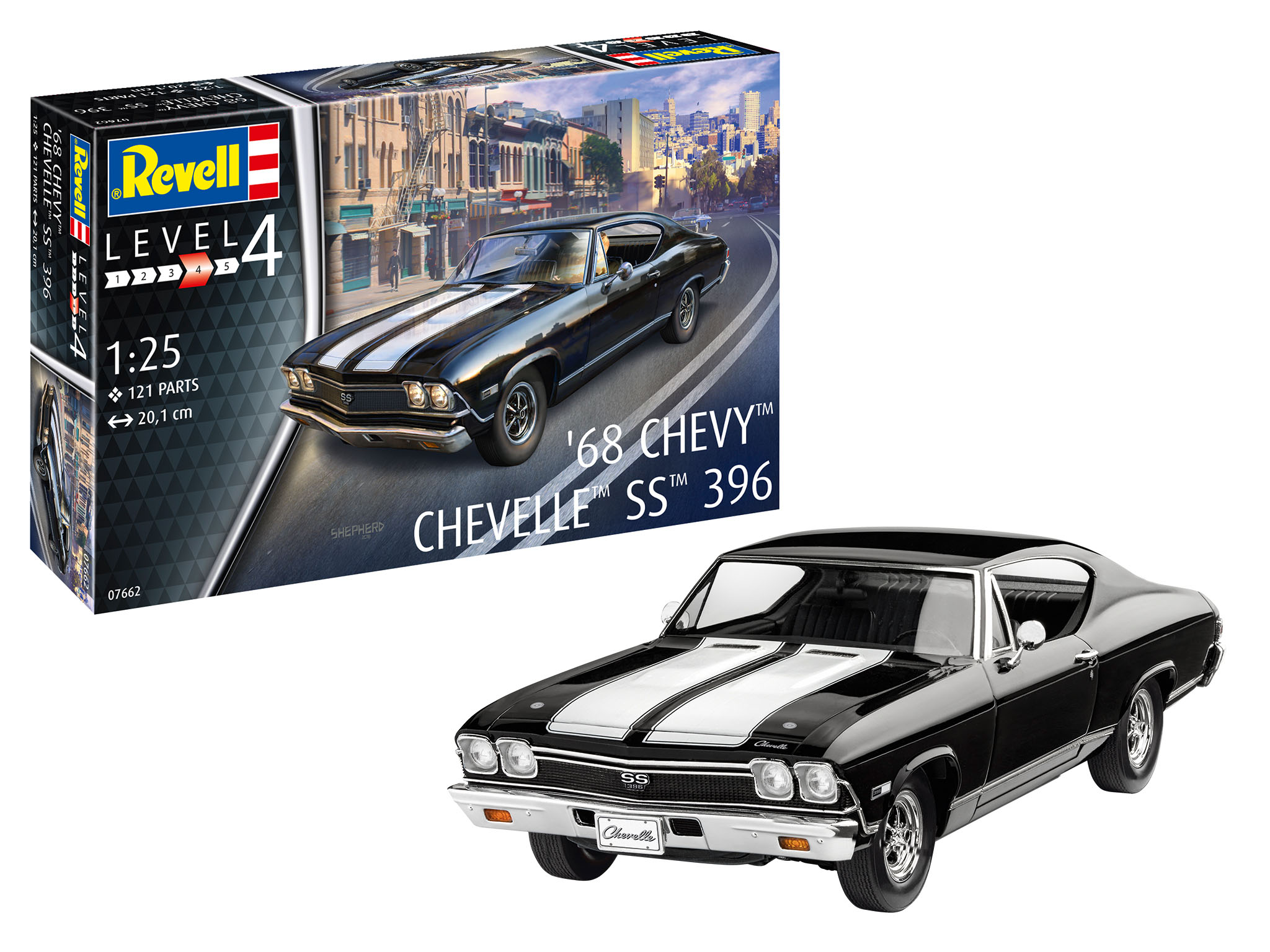 Details about   Revell 1968 Chevy Chevelle SS396 Hardtop 