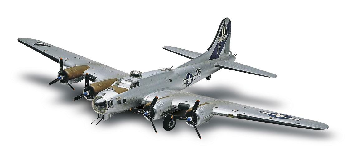 WWII US AIR FORCE B-17 FLYING FORTRESS REVELL 1:48 SCALE PLASTIC MODEL KIT 